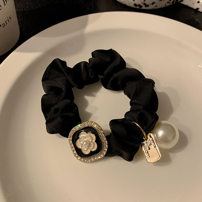 Elegante stropdas in Franse stijl, luxe scrunchie, eenvoudige haarelastiek voor vrouwen_voghion.com