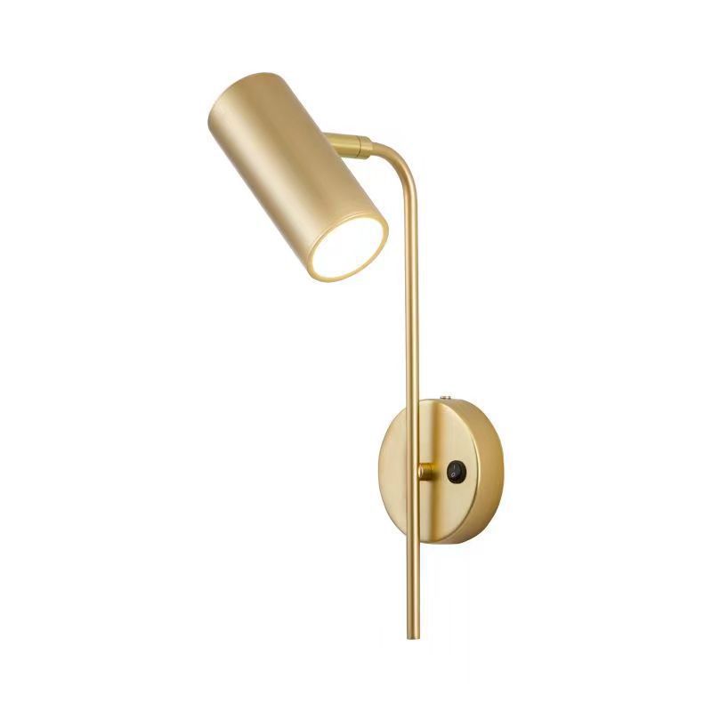 Ventas directas de lámpara de pared de sala de estar nórdica puede girar lámpara de cabecera de cama de dormitorio lujosa escalera creativa lámpara de pared de pasillo