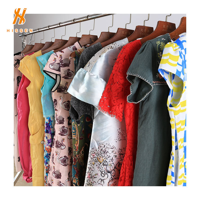 外贸批发二手连衣裙pre used clothing dress整柜出口加纳多哥