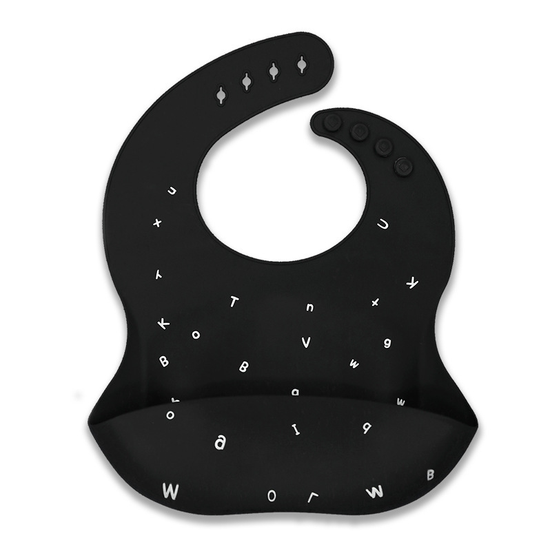 Miniheeee Corea del Sur ins bebé babero de silicona bebé comiendo artefacto anti-sucio babero impermeable babero de comida