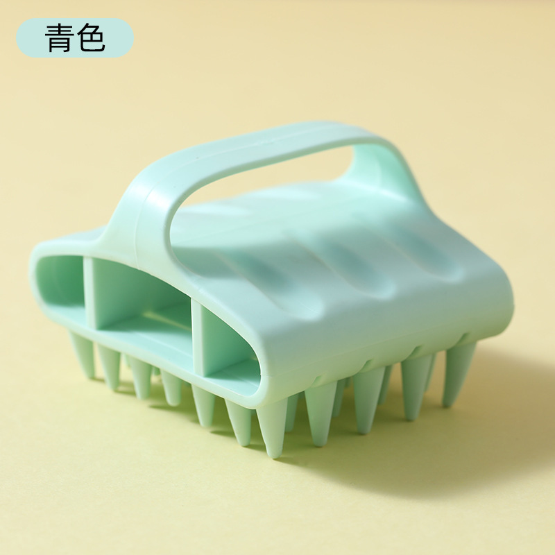 Limpieza de cuero cabelludo, artefacto mágico de lavado de cabello de silicona, peine de lavado de cabello de masaje de cuero cabelludo, cepillo de lavado de cabello de limpieza especial para la cabeza