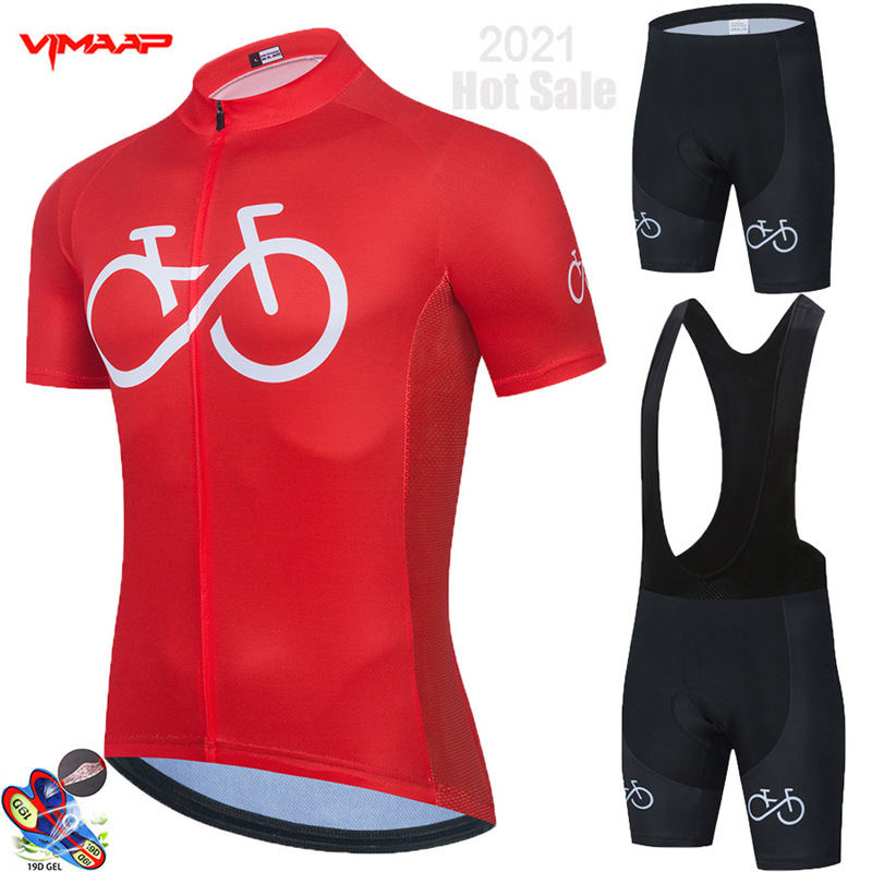 Cross-border 2021 cycling team version short sleeve strap cycling clothing suit men's cycling clothing outdoor wholesale