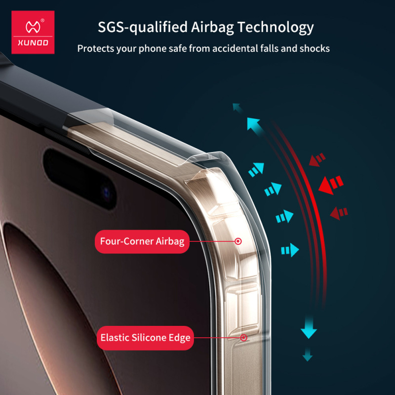 讯迪iphone17promax手机壳新款适用于苹果17air气囊防摔精孔保护|undefined