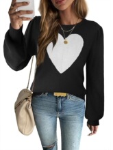 H 97091 Heart Neckline Knitwear ����Բ����֯�� ŷ������羳