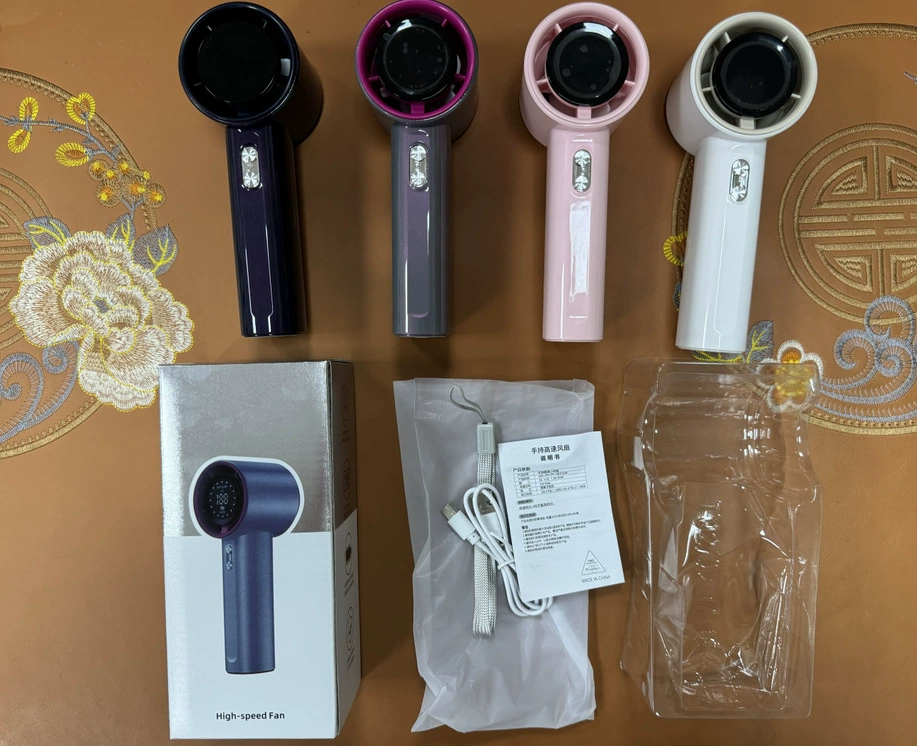 Портативный вентилятор S001 USB, мини, высокая скорость 100 уровней, компактный 0,2 кг