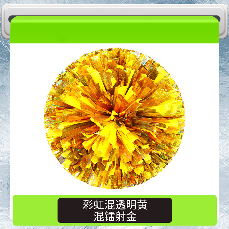 Porristas Bola de flores porristas mano flor mano sacudida flor danza rendimiento mano flor porristas flor bola de color rendimiento