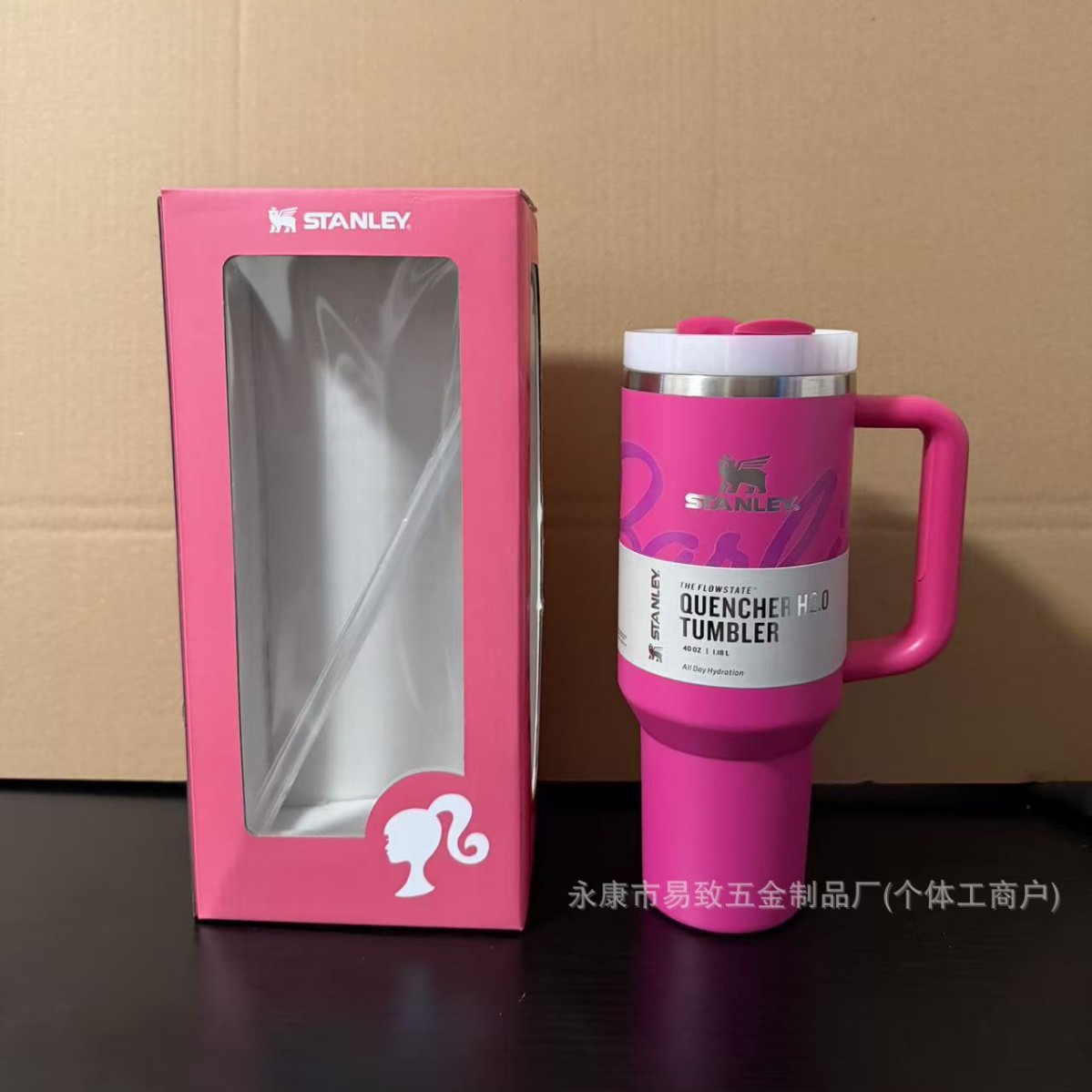 Vaso térmico Stanley Barbie 40 oz de acero inoxidable image 8