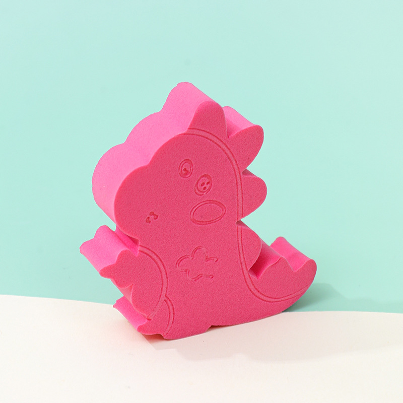 Puff de dinosaurio personalizado de fábrica transfronterizo sin látex sin polvo, huevo de maquillaje de forma especial de doble uso húmedo y seco, huevo de maquillaje de esponja