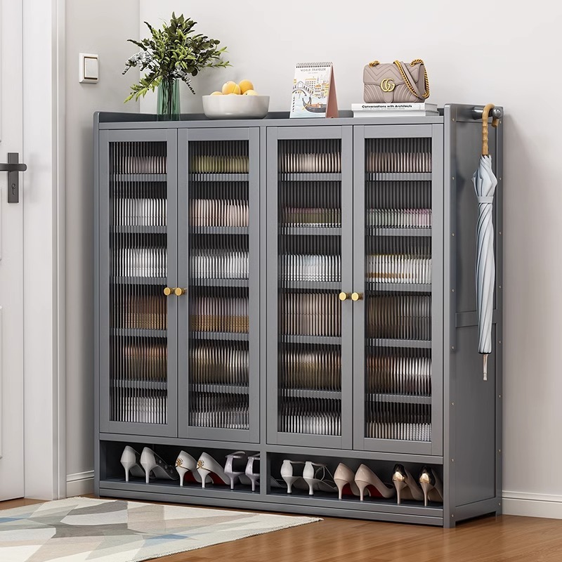 Fábrica directa de almacenamiento de artefactos estantes de zapatos multicapa puerta doméstica gabinete de zapatos de gran capacidad puerta de entrada zapatos a prueba de polvo franqueo al por mayor