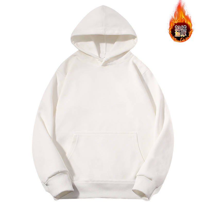 400g suéter con capucha de terciopelo de zorro plateado pesado más suéter con capucha suelto de terciopelo grueso para hombre suéter suelto de otoño e invierno