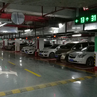 Parking inquiry system parking lot inspection license plate recognition camera parking indicator light