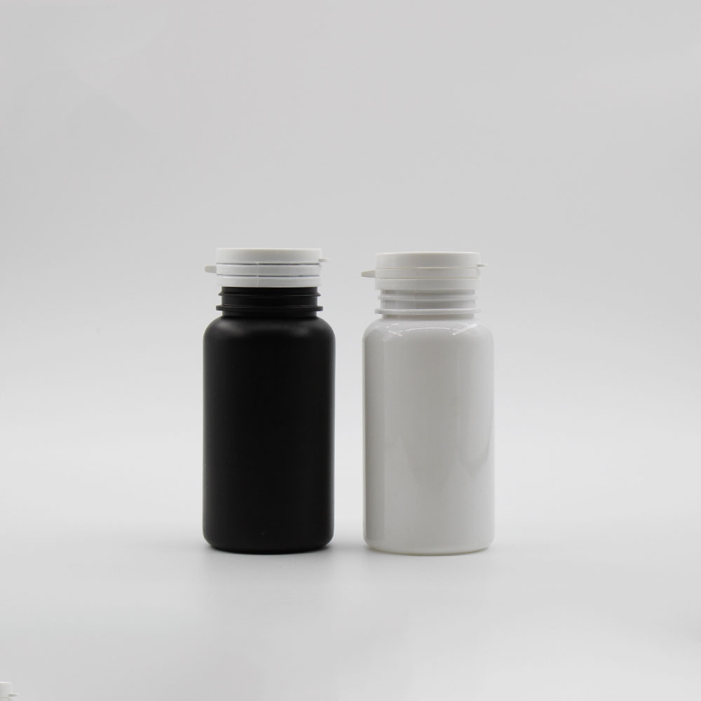 150ml pet白色密封食品级塑料口服固体瓶 翻盖保健品瓶空瓶