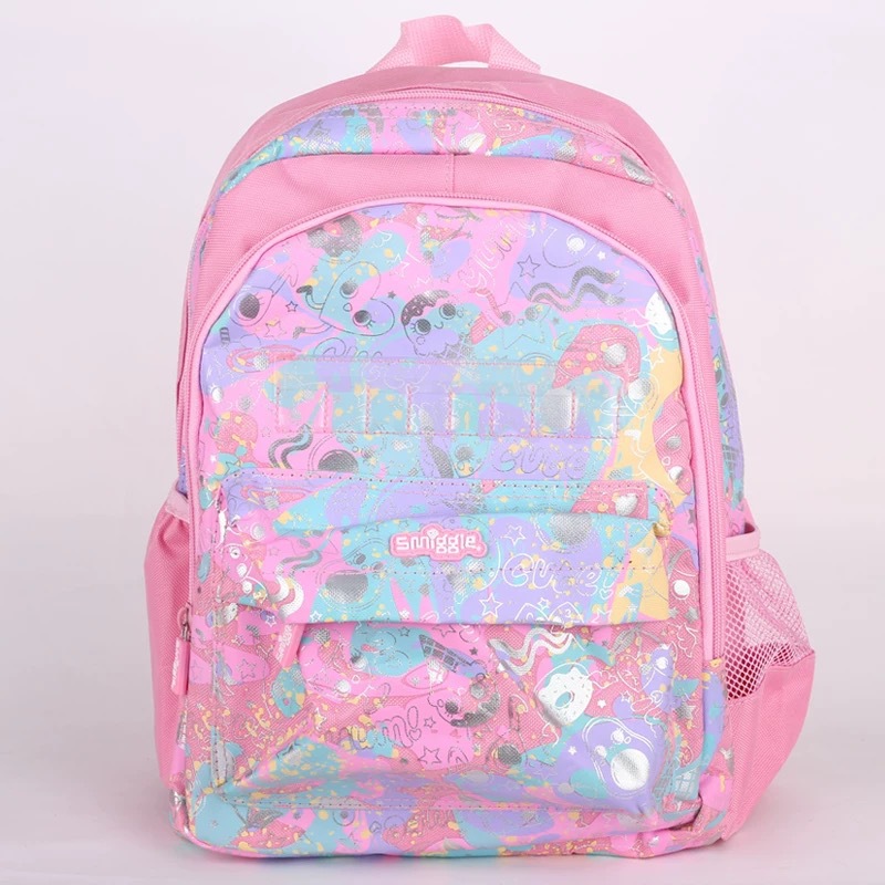 Mochila escolar australiana smiggle escuela primaria mediana hombro reducción de carga mochila ultraligera niños de jardín de infantes linda mochila escolar