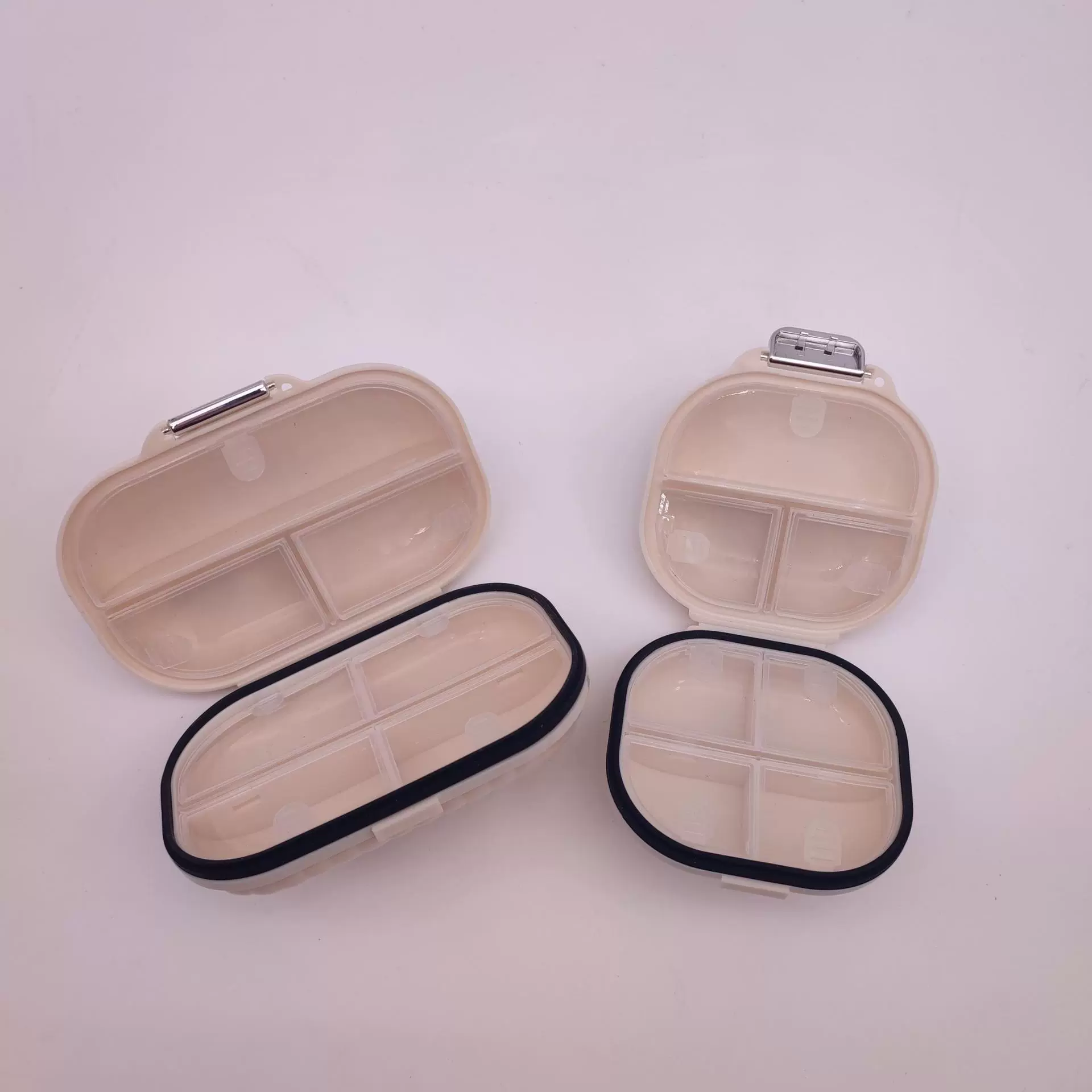 Мини-коробка для таблеток Shell, портативная коробка для раздачи лекарств семь дней в неделю, герметичная коробка для переноски таблеток для путешествий