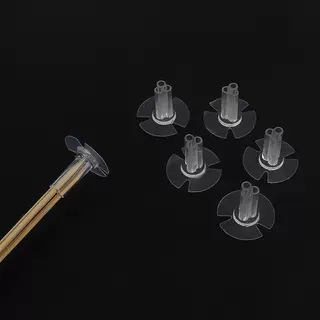 Arte floral de pensamiento de siete colores, soporte fijo universal, palo de bambú, pegamento de jack, bricolaje hecho a mano, ramo de bocadillos, material de embalaje de manzana