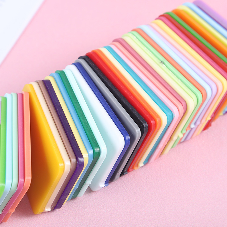 彩色亚克力板加工透明炫彩金葱板定 制桌腿激光切割UV打 印