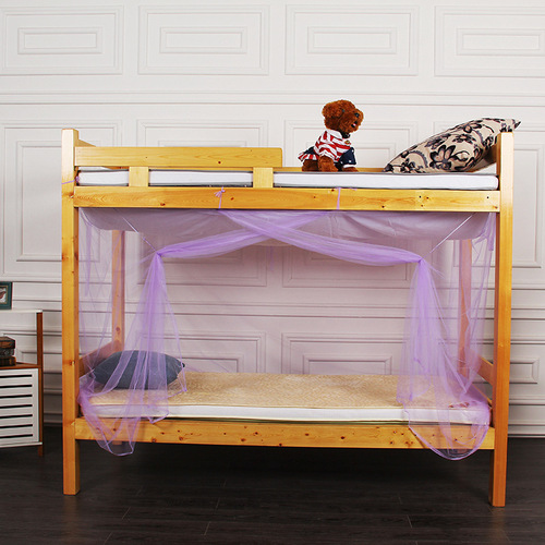 Student mosquito net, dormitory bunk bed single bed, square top mosquito net, plus dustproof top mosquito net, dropshipping