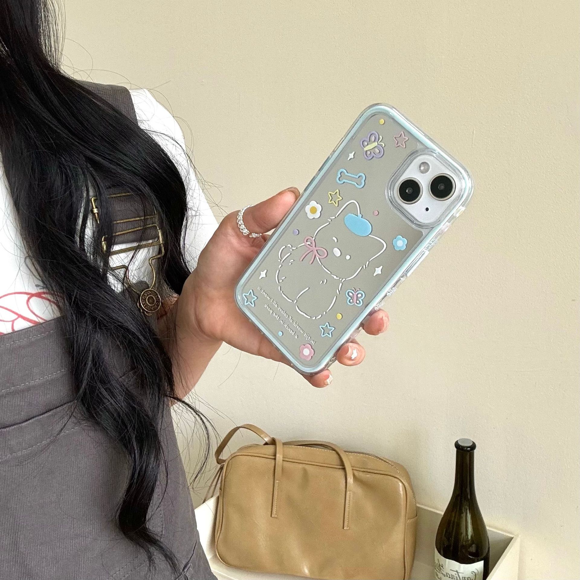 Cachorro simple de West Highland para iPhone15/16 funda para teléfono móvil 15ProMax nuevo 16Pro pareja 14 mujer 13