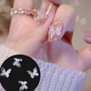 Resin for manicure with butterfly, accessory, three dimensional mountain tea for nails, internet celebrity, gradient, wholesale, 2023 collection, handmade