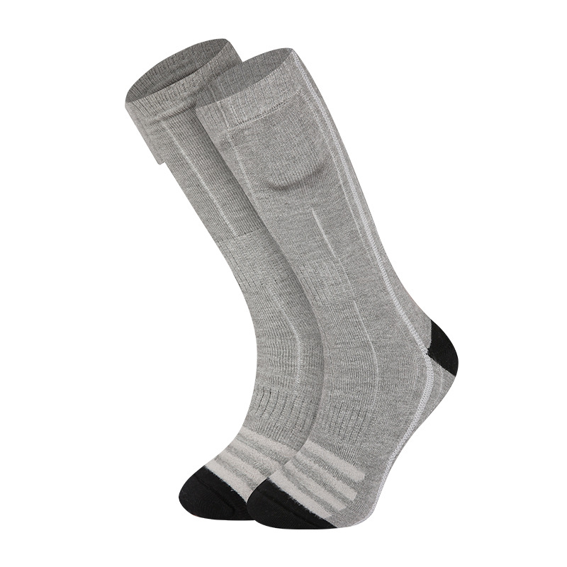 加工定制发热袜子冬季加厚户外滑雪电热袜子usb充电加热袜子男女