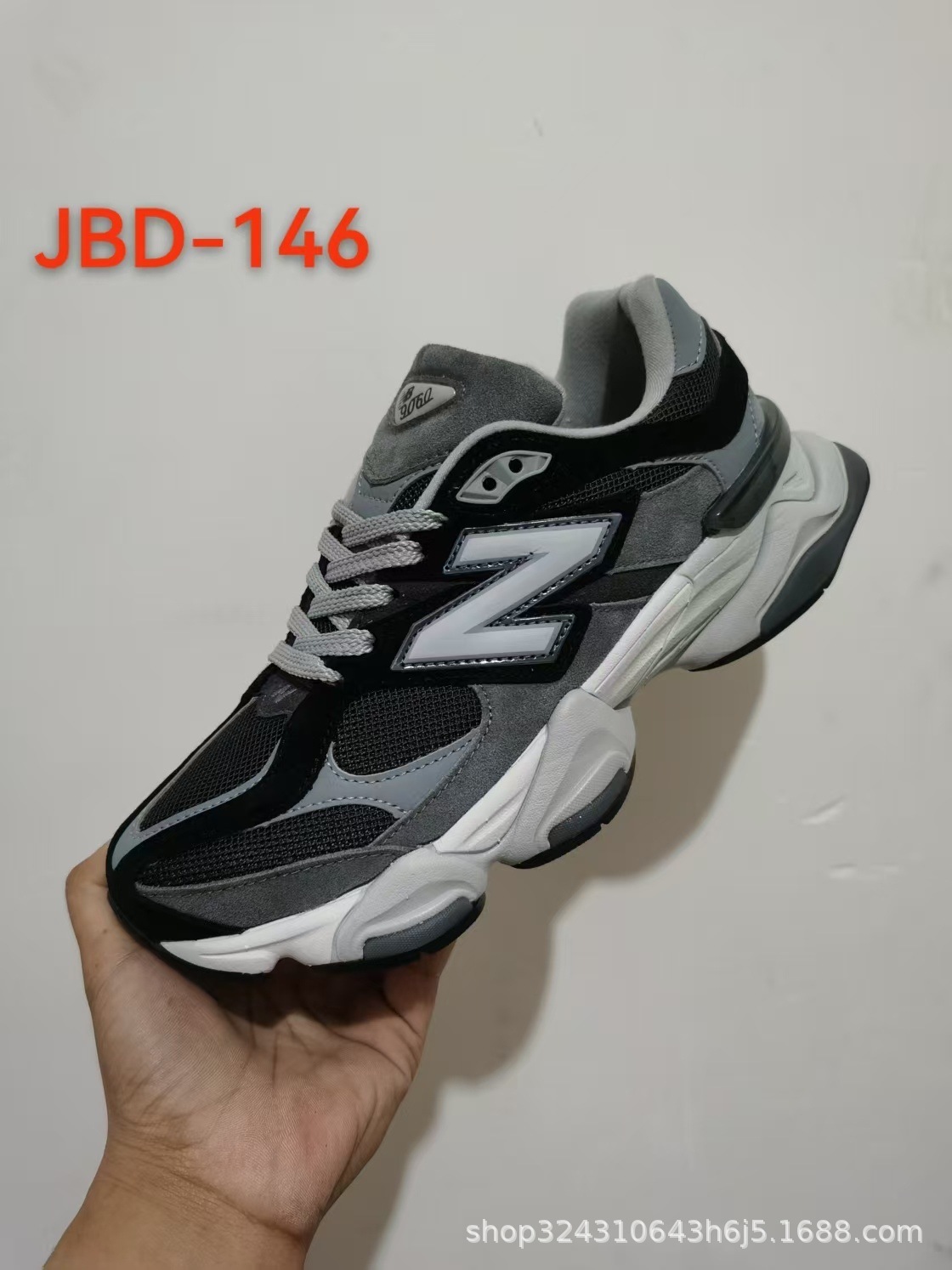 Fabricante Putian venta directa nb9060 milenio pezuña de elefante para hombres y mujeres con una base gruesa elevación deportiva de tendencia milenial para correr