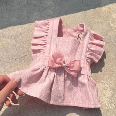 Vêtements d'été légers pour chiens, style princesse Hepburn, pour Teddy, Bichon, chiens de petite et moyenne taille et chats_voghion.com