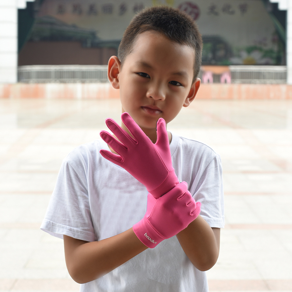 Nuevos 4-12 años de edad guantes de correr para niños guantes de montar en bicicleta para niños guantes deportivos para niños al aire libre