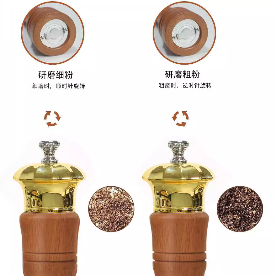 Botella de condimentos molino de pimienta molino de especias molino de pimienta molino
