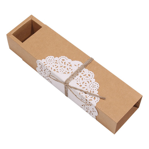 Retro kraft paper drawer baking cookie box macaron packaging box candy chocolate cookie mooncake gift box