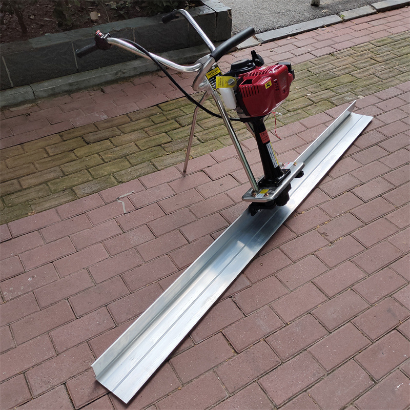 手扶汽油震动尺2米价1.5米电动振动尺出口批发 混凝土路面振平尺