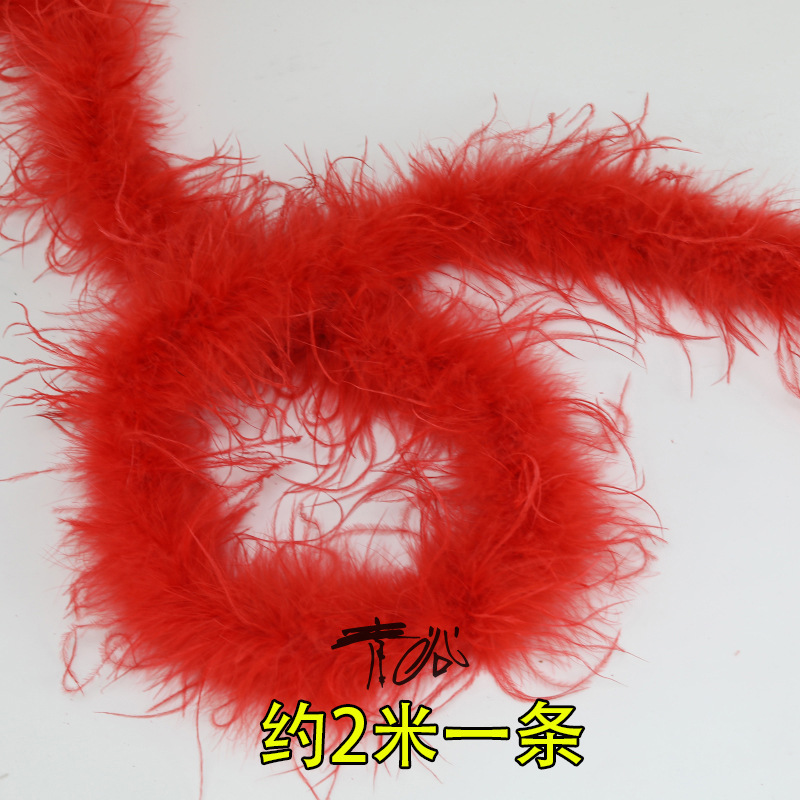 Fábrica directa pequeña serie de plumas rojas DIY accesorios accesorios de artesanía ropa accesorios escenario plumas