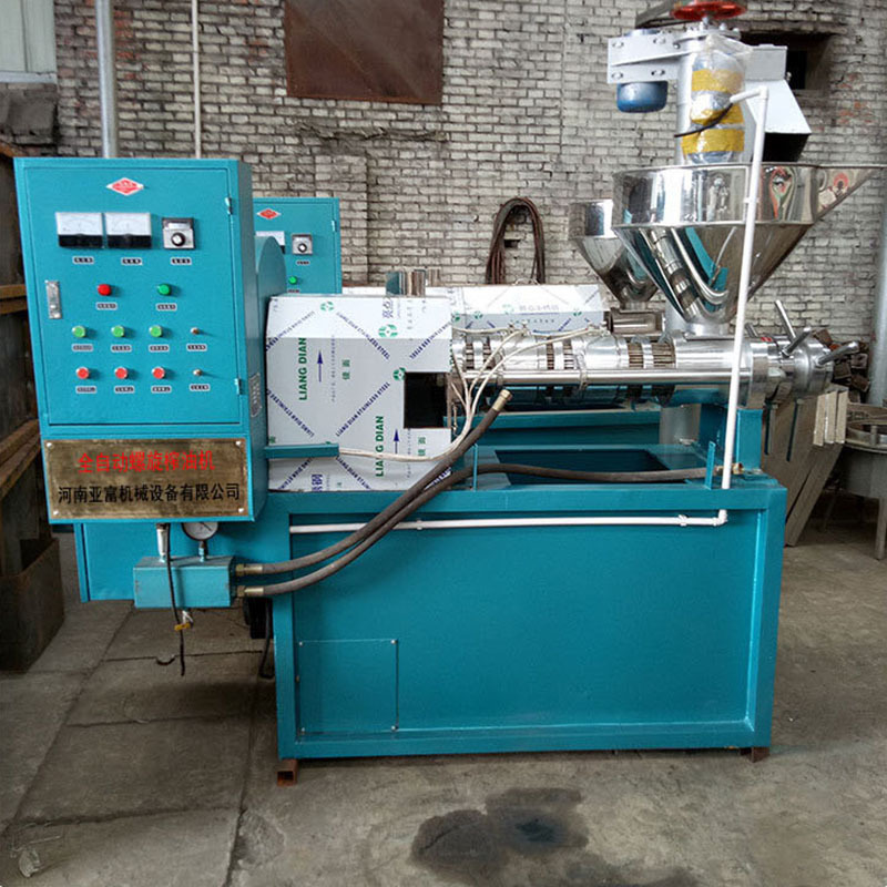 现货供应全新大豆挤油机连续式商用螺旋榨油机双桶自动过滤榨油设