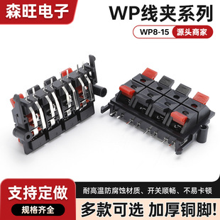 Wp8-15 Cable Clip External Cable Socket Audio Wiring Clip Speaker Clip Test Lamp Cable Clip Aging Test Clip Iron Leg