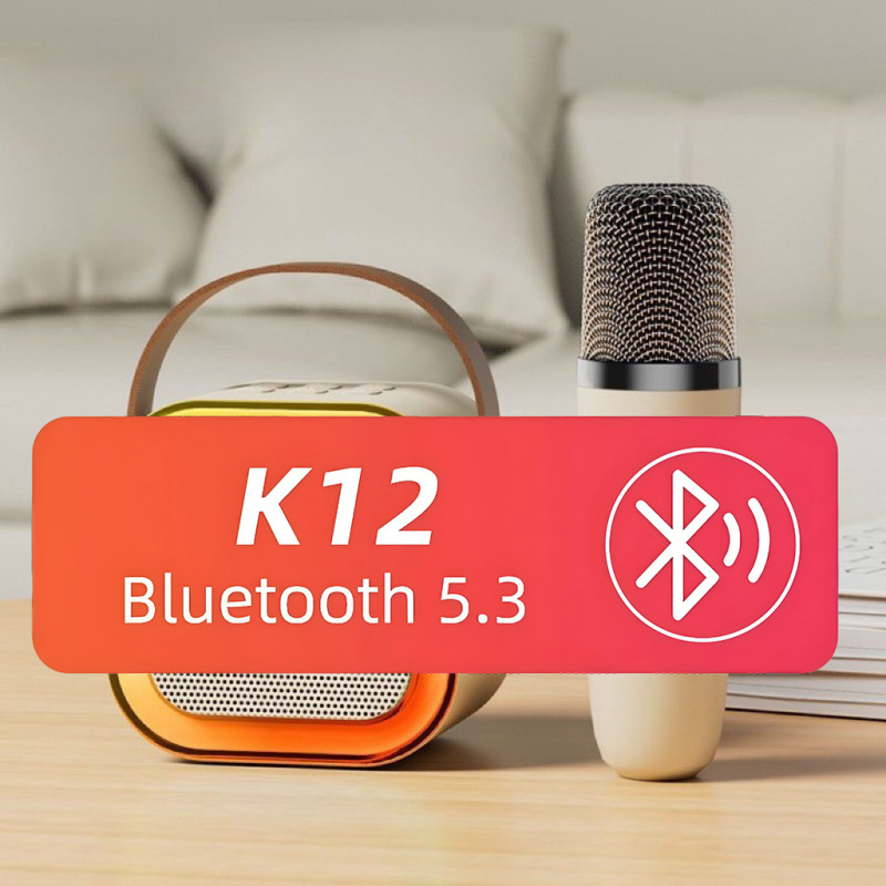 Douyin K12 Bluetooth スピーカーマイク一体型スピーカー屋外スピーカーカラオケ Bluetooth 小型スピーカー Bluetooth スピーカークロスボーダー|undefined