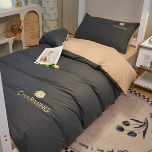 College students dormitory bedding full set of a set of six 90*190 bed hat bed set of three men
