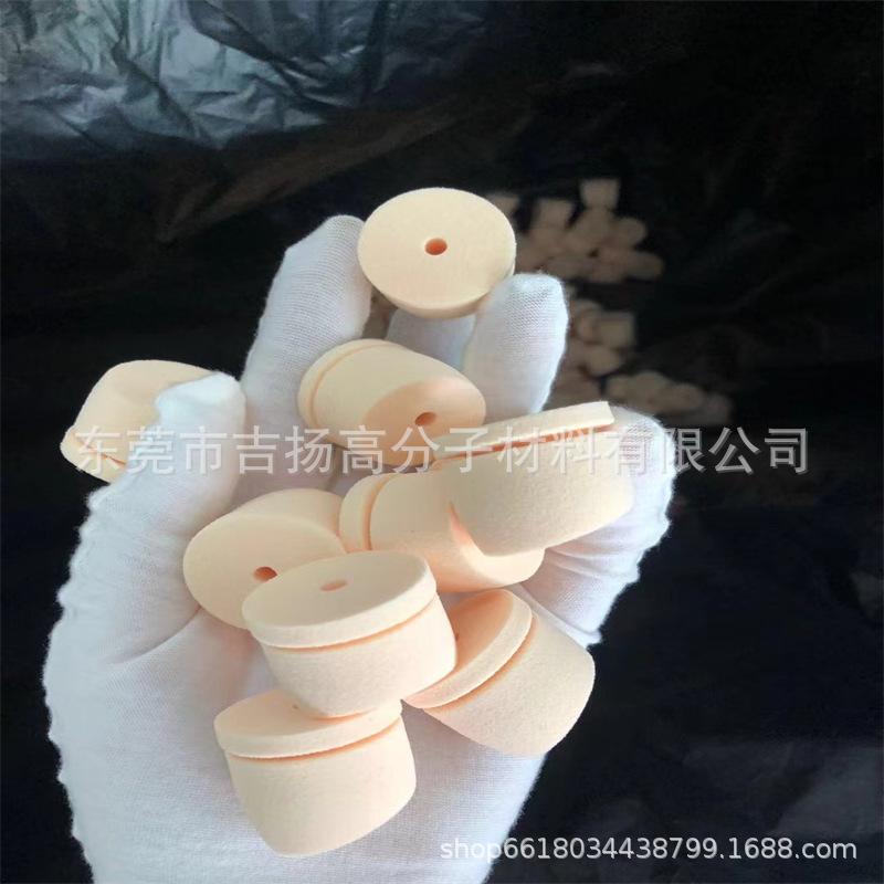 SBR散粉胭脂粉腮红蘑菇头棉头 CC棒海绵头 乳胶海绵替换头批发