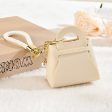 迷你小零钱包硬币包车钥匙包手拿小包钥匙扣PU皮人造革小钱包挂饰