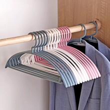 半圆防滑家用衣架挂衣收纳挂架晒衣服架子无痕晾衣撑架宿舍晾衣架