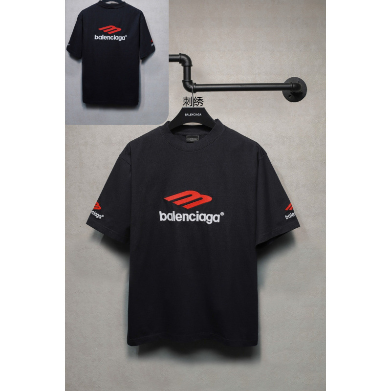 25ssクロスボーダー高品質タワーテーププリントレタードダメージ半袖Tシャツゆったり万能ワンピース卸売|undefined