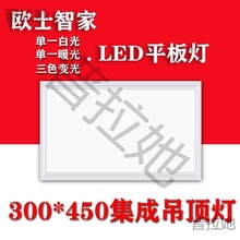 300x450集成吊顶灯LED厨卫灯30x45厨房led灯铝扣板嵌入式面板批发