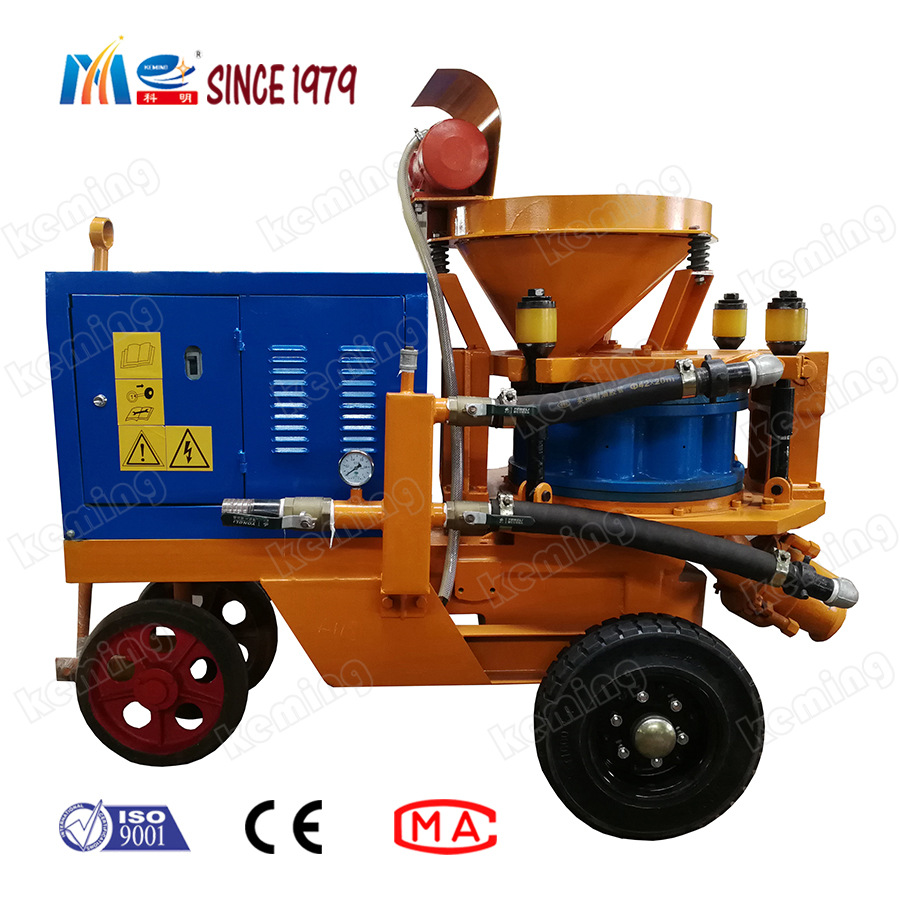 科明工程护坡支护喷浆 KPZ型转子式干喷机 混凝土喷射机