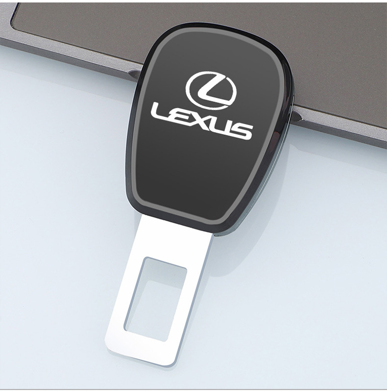 New Customizable Logo Car Seat Belt Lock Buckle Insert Buckle Car Interior Decoration Supplies Seat Belt Extender Belt