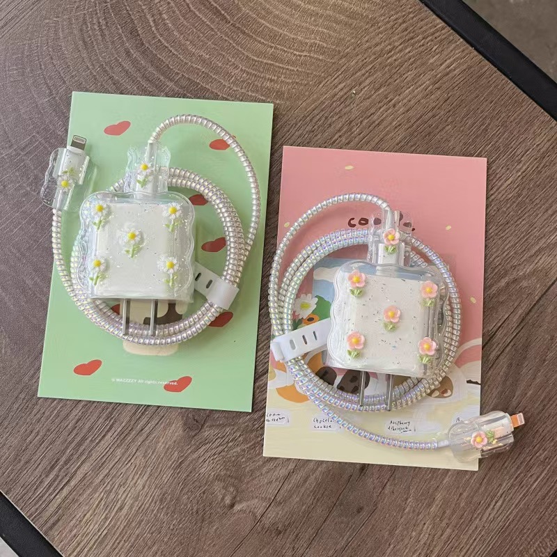 Para Apple 14 línea de datos cubierta protectora iPhone13 cargador cabezal 12promax bobinado estuche para iPad