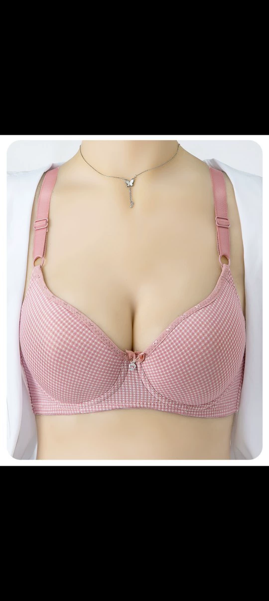 Летний клетчатый топ без ободков для девочек, бесшовное нижнее белье для женщин, тонкий дышащий маленький бюстгальтер на подтяжках.