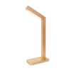 Wireless charging table lamp (beech color)