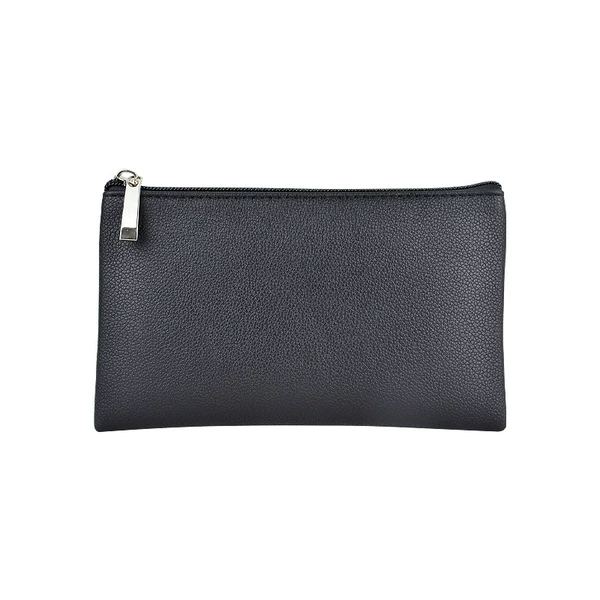 Small flat bag simulating skin-black