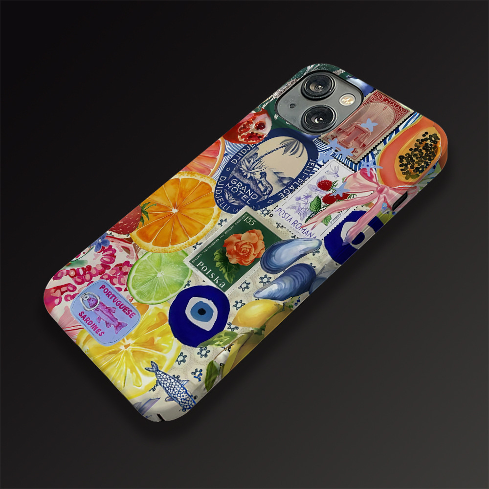35g Weight iPhone Applicable Brands Phone Cases Classification Feilin Material Fruit Pattern Simple Style Style Feilin Fruit Simple Style Phone Cases Phone Accessories 6