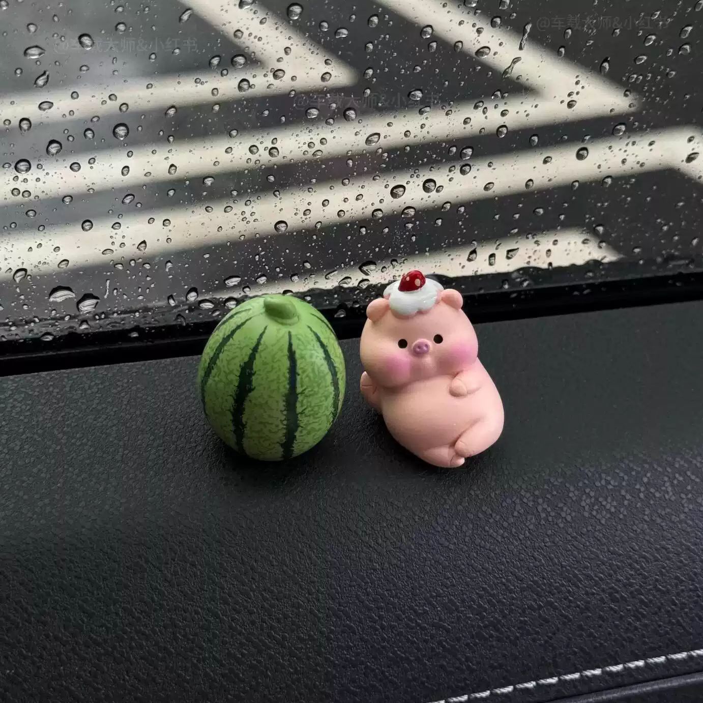 Cozy Piggy Healing Accessories Auto Healing Accessories Auto Interior Accessories Pantalla de consola central