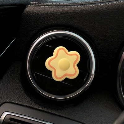Car Perfume Aromatherapy: car aromatherapy car air - small-yellow-flower