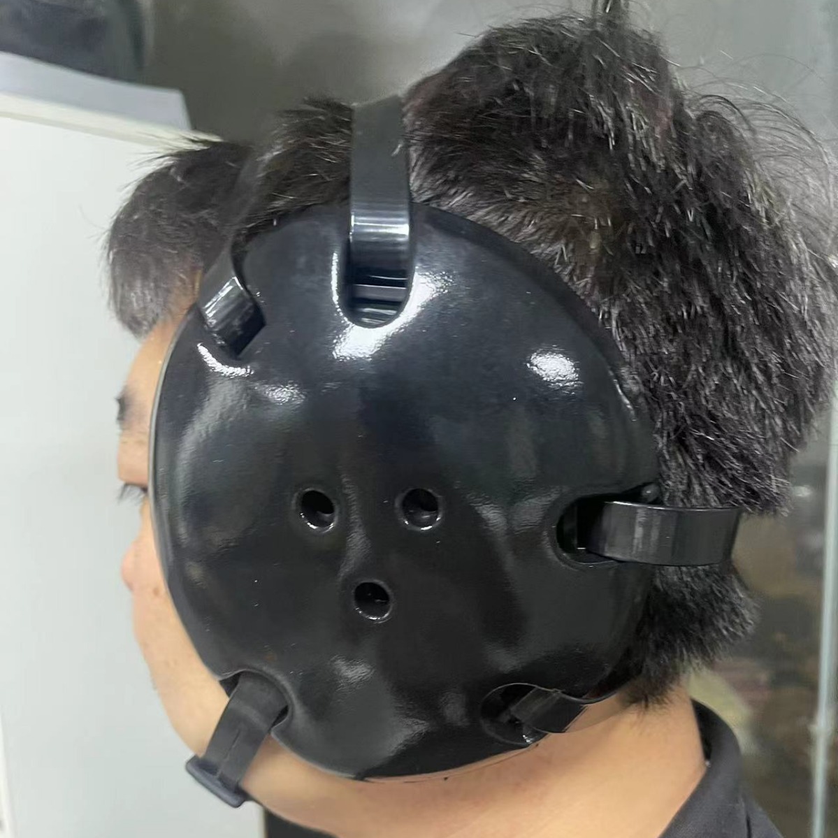 Jiu-Jitsu Head-Mounted Boxing Helmet, Wrestling Dipped Helmet, Sponge Impact-Resistant Safety Helmet, Rugby Protective Earmuffs